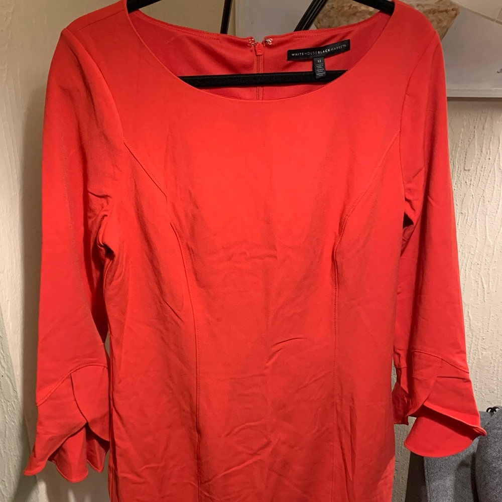 White House Black Market - red women’s dress